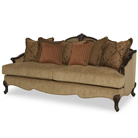 Sofa With Cabriole Legs